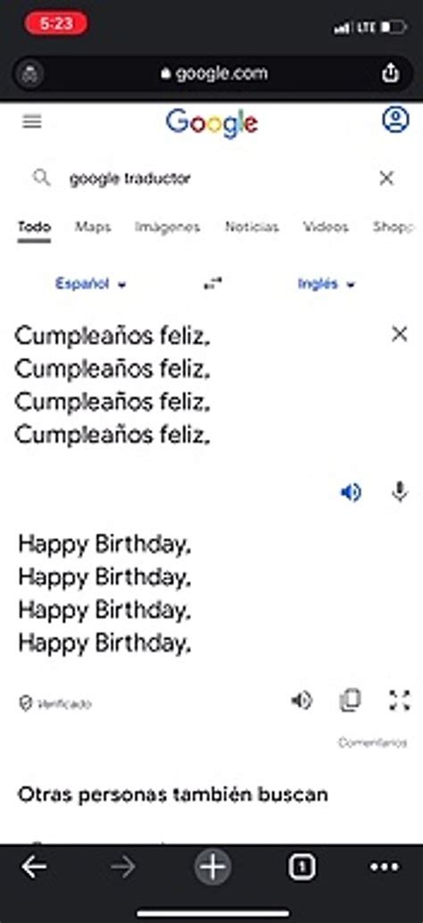 happy birthday traductor